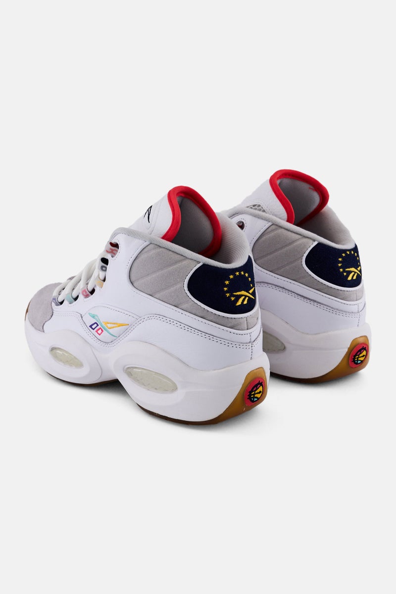 Reebok Men Question Mid Lace Up Outdoor Shoes, Multicolor - Image 3
