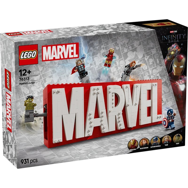 LEGO - Marvel Logo & Avengers Minifigures 931 Pieces - 76313 - Image 1