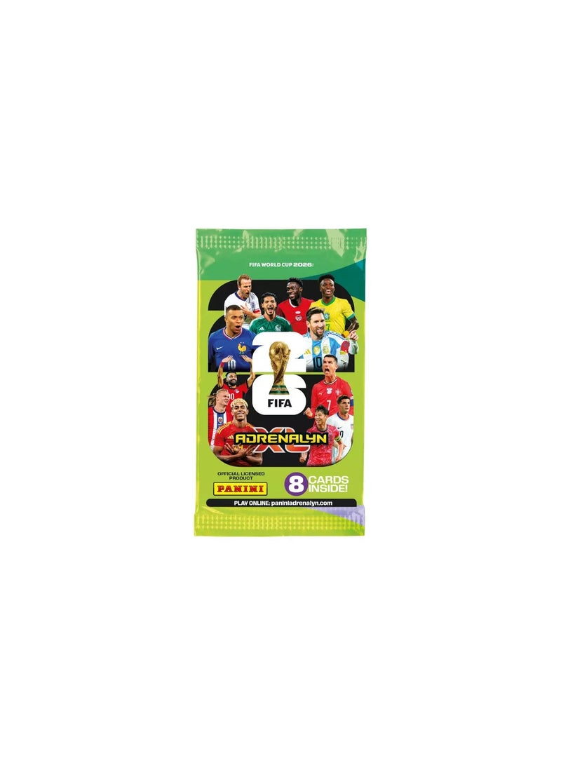 بانيني بطاقات تداول بانيني أدرينالين إكس إل لكأس العالم لكرة القدم 2026 - 8 بطاقات - Image 1