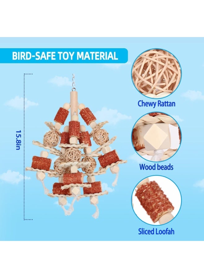 Bird Toys, Natural Corn Stick Parrot Toys Hanging in Bird Cages，for Small and Medium-Sized Macaws,African Grey,Cockatoos,Cockatiel,Sun Conure， Parrots - Image 2