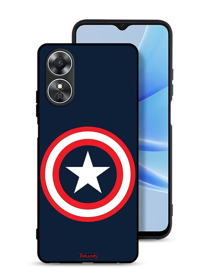 Tolwak Oppo A17 Protective Case Cover Captain America - Image 1
