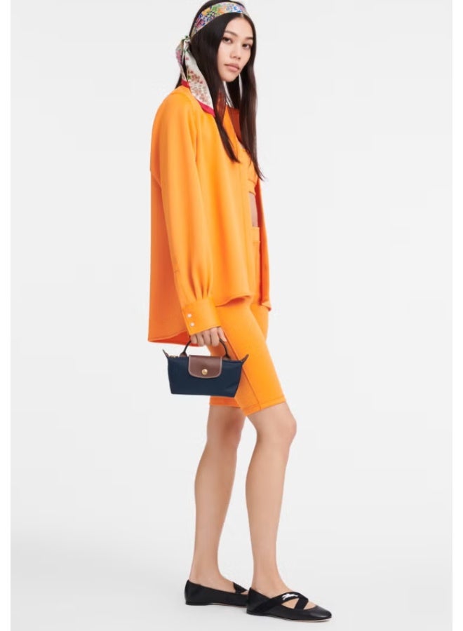 لونج شامب Longchamp النساء ميني حقيبة اليد,حقائب كروسبودي,حقيبة الكتف حزام الكتف مع مشبك,أسلوب كلاسيكي البحرية - Image 3