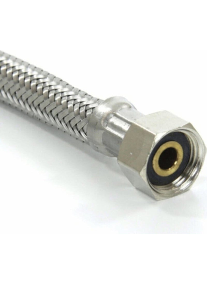 Wuvera 3/8 - 3/8 70CM Steel Braided Hose, Toilet, Bidet Connection Hose 00000567349  - Image 2