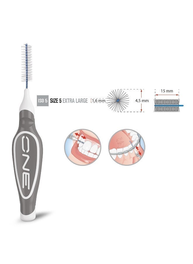 Silver Care Extra Large Interdental Brushes 8 Pieces - Image 2