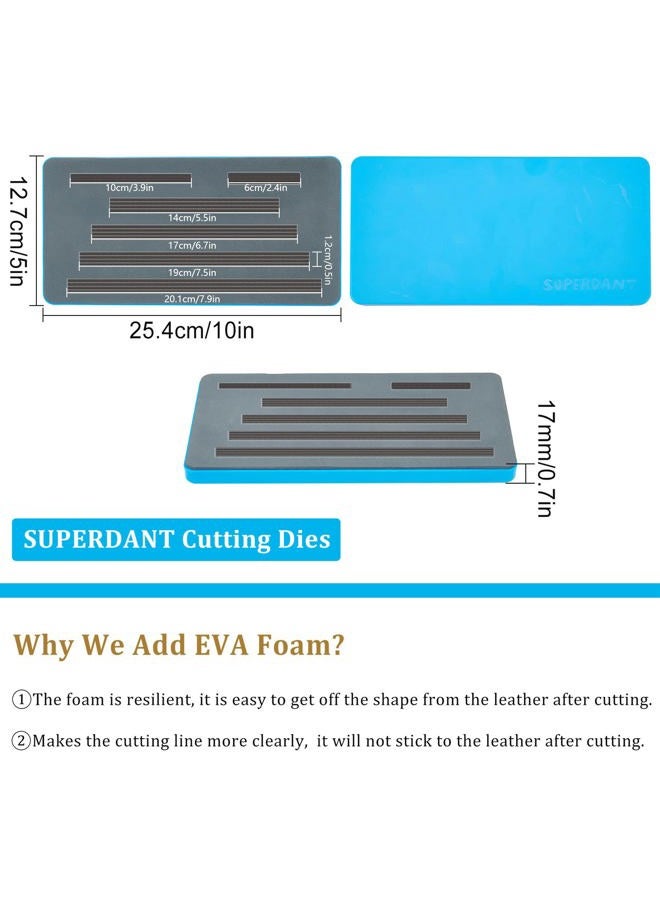 SUPERDANT 4 Style Tassel Leather Cutting Die Earring Embossing Wood Die Leather Cutting Machine Template Die Cuts with Plastic Protective Box and EVA Foam - Image 2