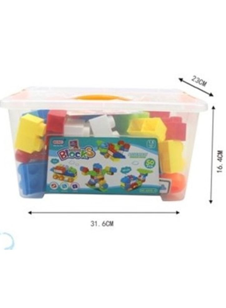 ACLIX Plastic Building Blocks 50PCS Child Building Toy Set - Image 2