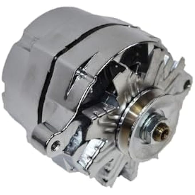 A-Team Performance 1G Style High-Output 1-Wire Alternator - 110 Amp 10SI Output & High Amp Performance - Single-Groove V Belt & Drive Belt - Replacement & Compatible with Ford 1965-89 V6 & V8 Models - Image 3