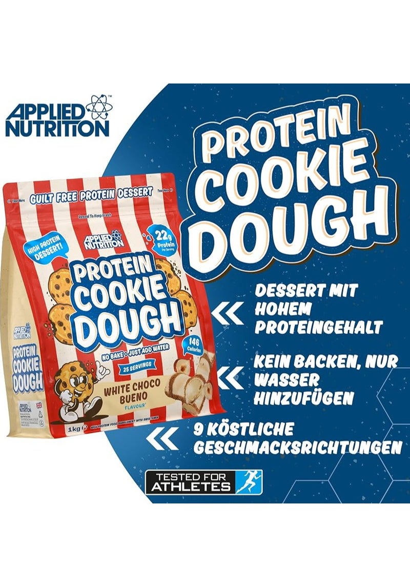 APPLIED NUTRITION PROTEIN COOKIE DOUGH WHITE CHOC PISTACHIO 25 SERVINGS 1KG