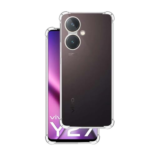 7-Seven 7SEVEN® Back Cover for VIVO Y27 4G Transparent Mobile Back Case Shock Proof Design Camera Edges Protection Crystal Clear Phone Case Silicon Soft TPU and Flexible Bumper Phone Cover - Image 1