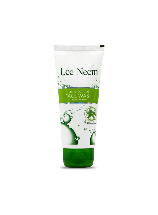 Leeford Lee Neem Acne Control Face Wash Pack Of 3 |Soap Free| All Skin Type With Vitamin E, Aloe Vera And Pure Neem Extracts For Clean And Refreshing Skin -70 Gm Each - (Unisex) - Image 1