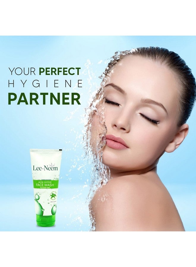 Leeford Lee Neem Acne Control Face Wash Pack Of 3 |Soap Free| All Skin Type With Vitamin E, Aloe Vera And Pure Neem Extracts For Clean And Refreshing Skin -70 Gm Each - (Unisex) - Image 4