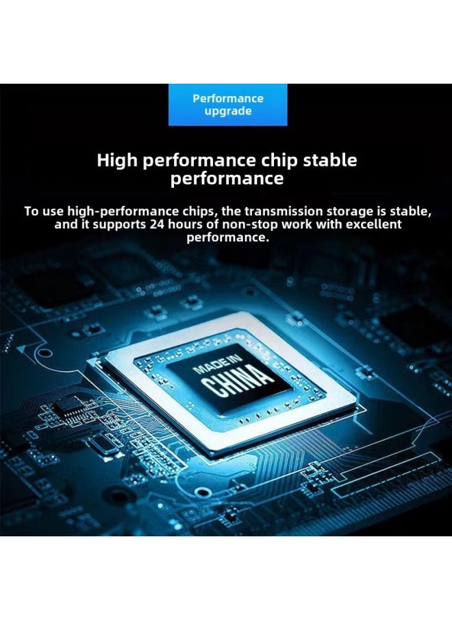 Generic Mobile Hard Disk 2T High Speed 1tb Mechanical Disk Large Capacity External 2TB Solid State Storage Mobile Phone Computer Encrypted Hard Disk-Capacity:500gb-type-c High-speed Transmission-Interface:Star Silver + 3.1 Interface With Strong Compatibility  - Image 2