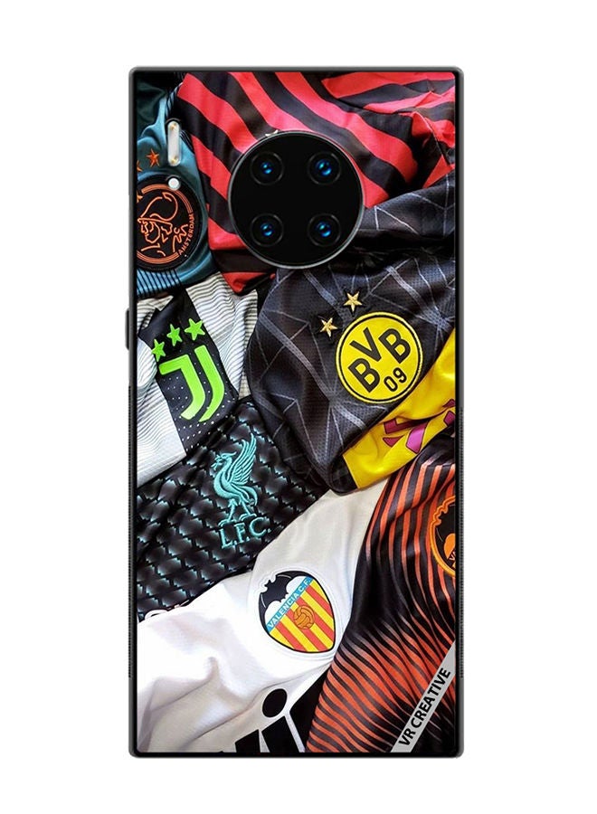 VR CREATIVE Protective Case Cover For Huawei Mate 30 Pro Fabric Design Multicolour - Image 1