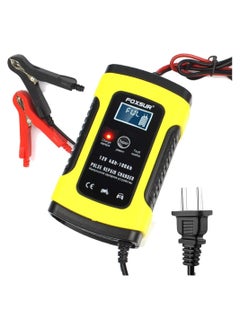 Generic IEIK Smart Car Battery Charger 12V 5A – Pulse Repair Mode, LCD Display, Automatic Charging, for Car, Motorcycle, ATV, Boat, and More  - Image 1