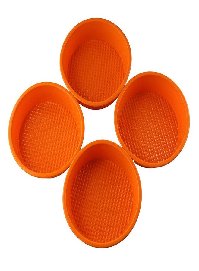 hobbyme 1/4pcs 5 Inch Small Disc Silicone Cake Moulds,Dishwasher Safety Baking Decoration Moulds,5 Inch Round Cake Pan,Baking Cake Moulds,Easy To Clean - Image 1