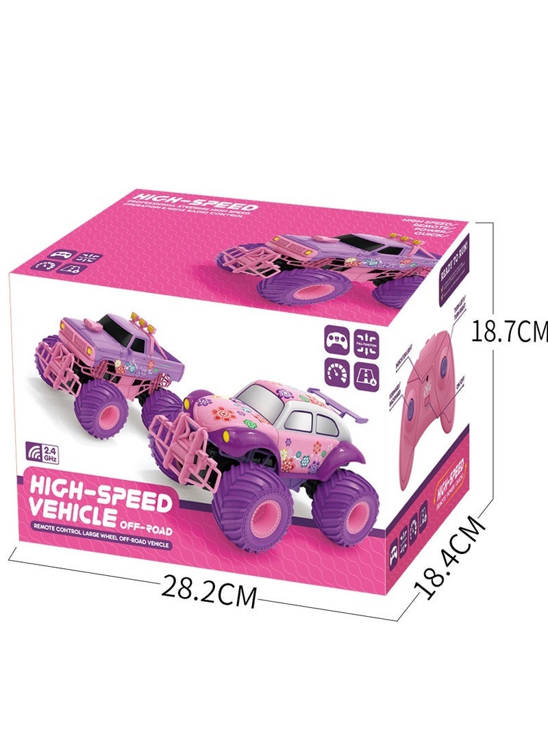 JJRC Climbing Remote Control Car 2.4G Large Wheel Off-Road Vehicle Four-Wheel Drive Stunt Spinning Children's Toy Girl Holiday Gift - Image 3