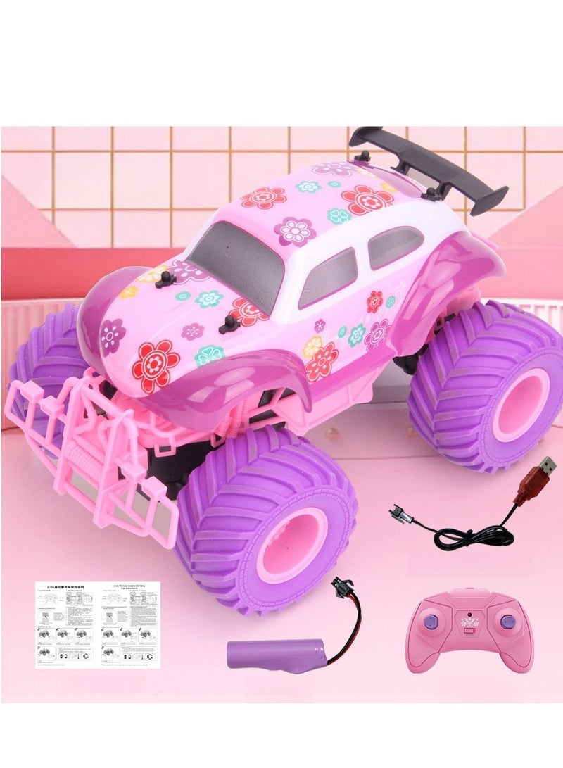 JJRC Climbing Remote Control Car 2.4G Large Wheel Off-Road Vehicle Four-Wheel Drive Stunt Spinning Children's Toy Girl Holiday Gift - Image 1