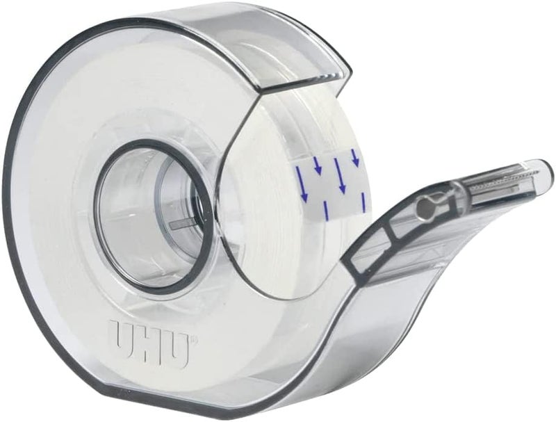 UHU ECO Rollafix Transparent Adhesive Tape with Dispenser, 25m x 19mm - Image 2