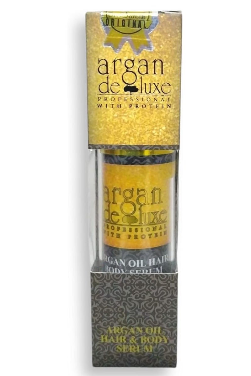 أرغان ديلوكس سيروم أرجان لتغذية الشعر بزيت الأرجان الطبيعي | لمعان فوري وحماية من التقصف – 125 مل - Image 1