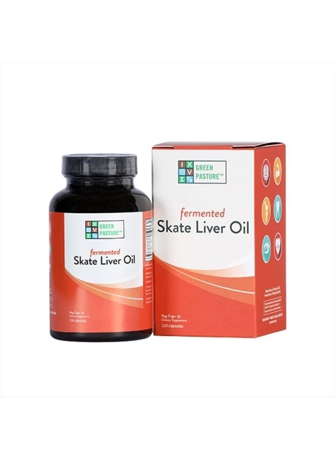 Green Pasture - Fermented Skate Liver Oil 120 Caps - Image 1