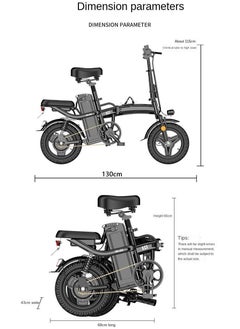 Electric Folding Scooter Bike 130cm, 48V/25Ah Battery, Compact Design for Adults - High Performance and Portable E-Bike for Urban Travel - pzsku/Z144CA9AAB7C87FAD1C72Z/45/_/1726059135/6252518b-b788-4f41-bb71-8a3d6038062d