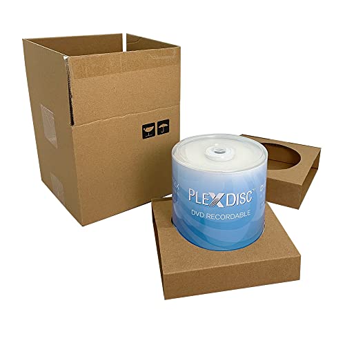 PlexDisc DVD+R 4.7GB 16X White Inkjet Printable Hub Printable - 100pk Cake Box (FFB) 63C-215-BX, 100 pieces - Image 2
