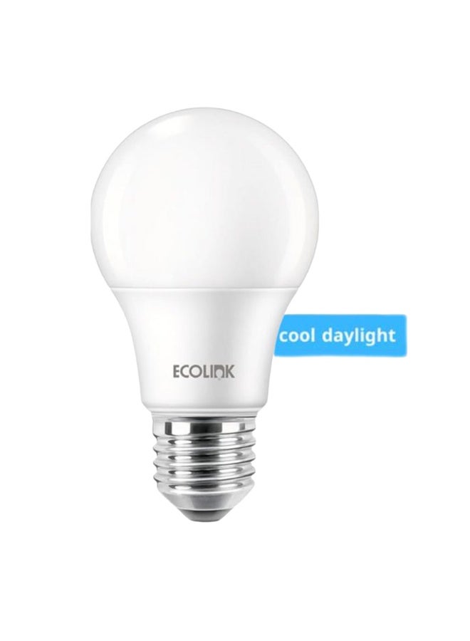 إيكو لينك مصباح LED بقوة 7 واط وقاعدة E27، موفر للطاقة، إضاءة بيضاء ساطعة 6500 كلفن، 720 لومن، قاعدة E27 قياسية، عمر طويل، إضاءة صديقة للبيئة - Image 1
