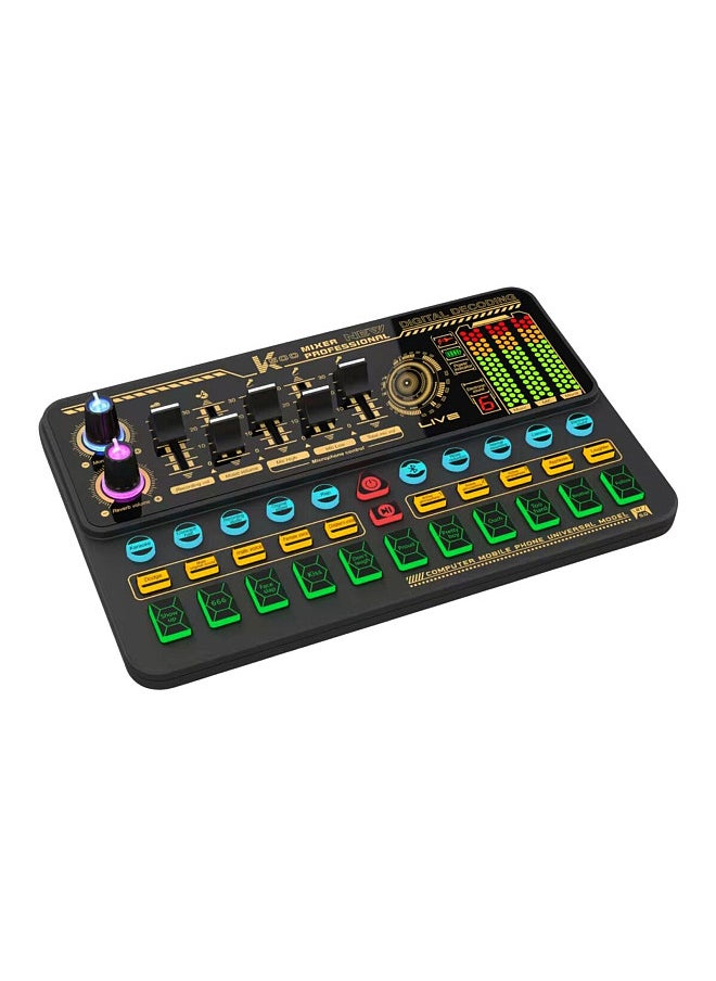 Generic SK500 Portable Live Sound Card Voice Changer Device Audio Mixer Built-in Multiple Sound Effects Rechargeable Battery BT Connection  - Image 2
