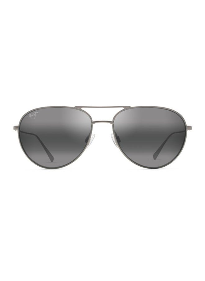 MAUI JIM Unisex Polarized Aviator Sunglasses - MJ885-17 MP-BG 57 - Lens Size: 57 Mm  - Image 2