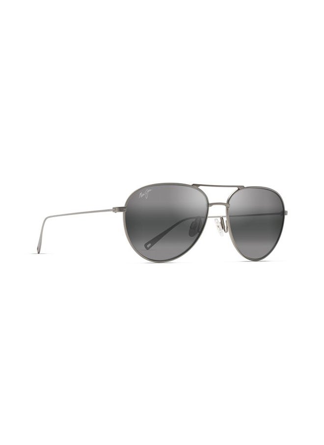 MAUI JIM Unisex Polarized Aviator Sunglasses - MJ885-17 MP-BG 57 - Lens Size: 57 Mm  - Image 1