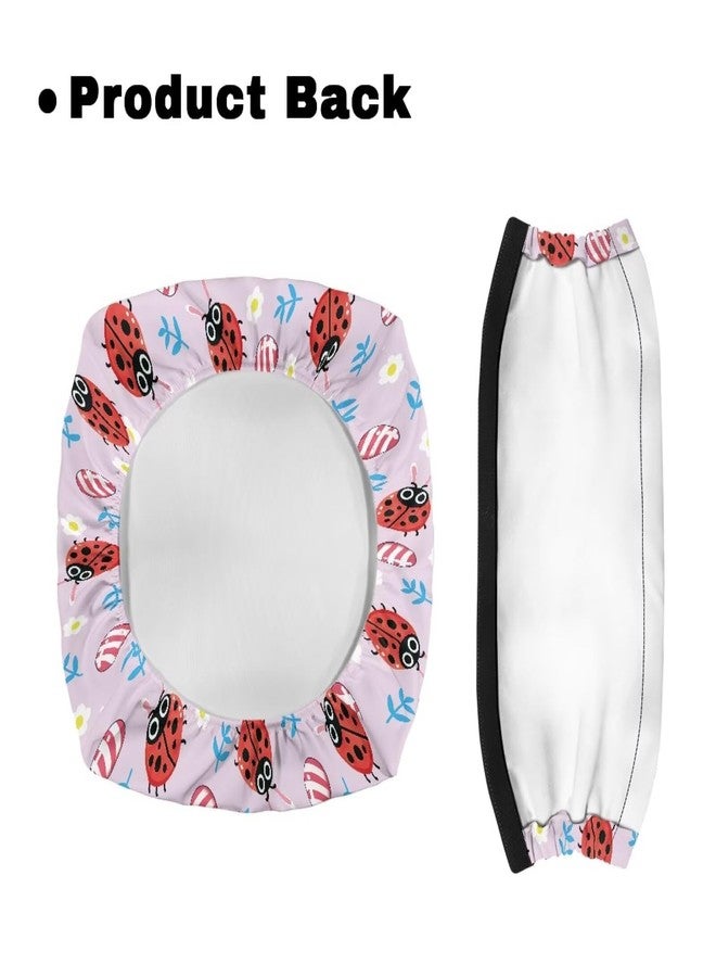 Vanideaoty Ladybug Walker Accessories Flower Accessories for Rollator Soft and Breathable Drive Rollator Decor for Seniors with Seat Gift Covers - Image 3