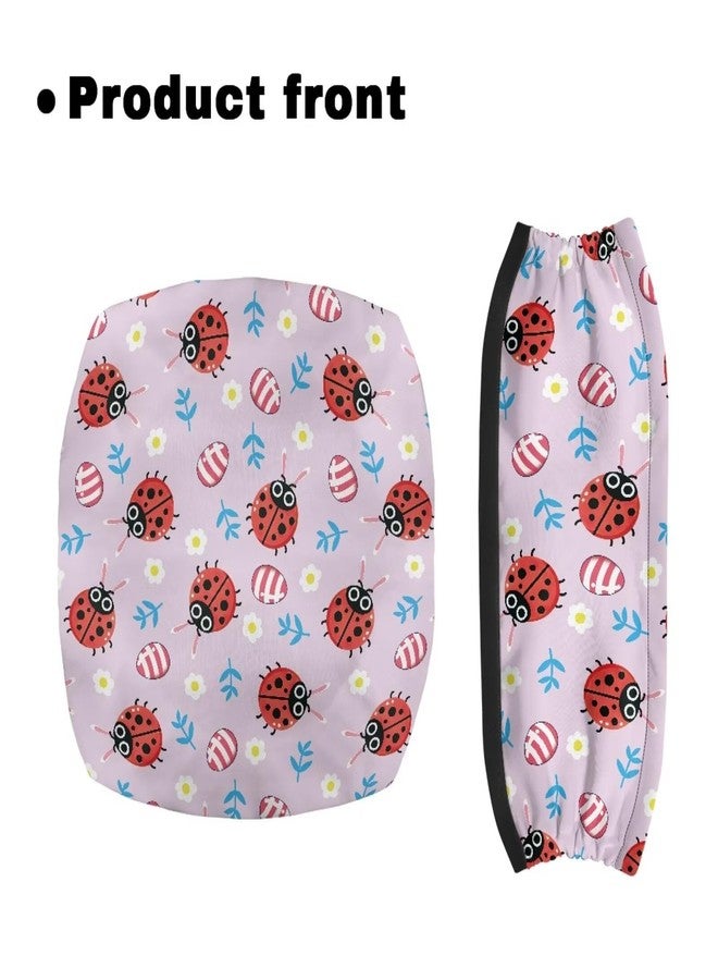 Vanideaoty Ladybug Walker Accessories Flower Accessories for Rollator Soft and Breathable Drive Rollator Decor for Seniors with Seat Gift Covers - Image 2