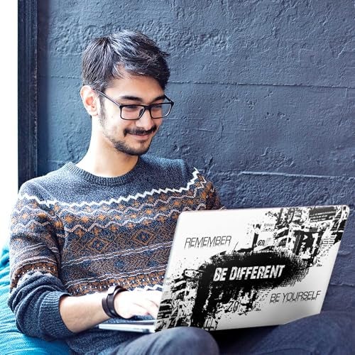 Galaxsia Be Different Full Body Vinyl Laptop Skin/Sticker/Cover Upto 15.6 Inches Laptops Laminated-Removable-HD Quality Compatible for Hp-Dell-Sony-Lenovo-Asus etc.(15x10 Inches) - Image 5