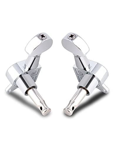 Bogart Sealed String Tuning Pegs Tuning Keys Grover Machine Heads Tuners for Electric Guitar or Acoustic Guitar Half Round 3 Left 3 Right Chrome. (TP 06-CR-3L 3R) - Image 4