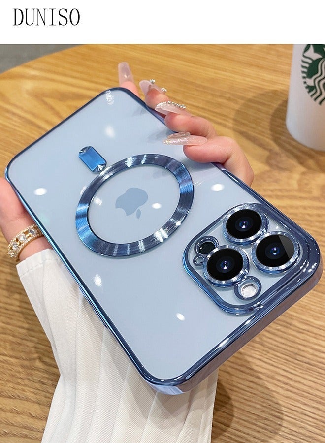 DUNISO iPhone 15 Pro MAX Phone Case 6.7" Full Body Protective Phone Cover With Crossbody Strap Anti-fall Phone Case Built-in Screen and Camera Protector For Apple 15 Pro MAX Phone Case - Image 5