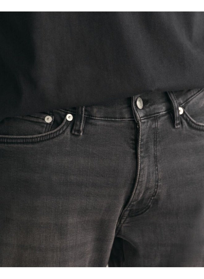 غانت جينز غانت أسود بقصة ضيقة جداً للتعافي النشط - Image 2