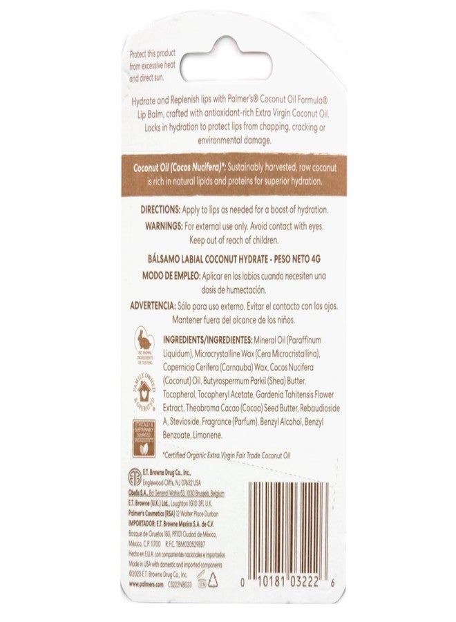 Palmer's Coconut Oil Lip Balm, 48 Hr Moisture 0.15 oz. - Image 2