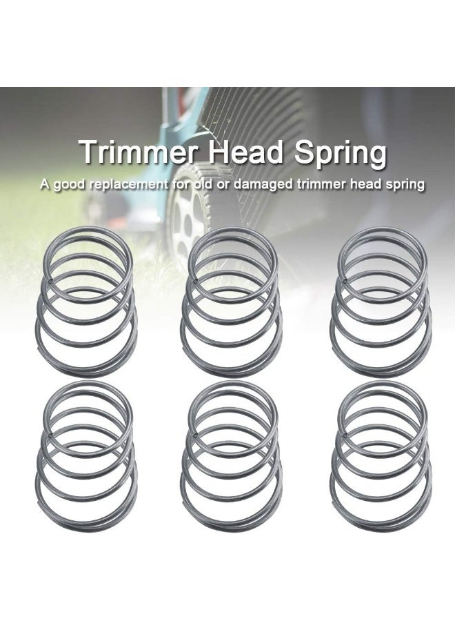 TOPINCN TOPINCN 5pcs Trimmer Heads, Grass Trimmer Head Accessories Springs Replacement Spring Trimmer Head Fits for Universal Brush Cutter Parts  - Image 3