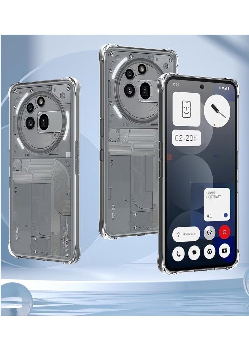 MIGOFAST Nothing Phone 3a Pro Case Cover Full Body Protective Case with 2 Pack Tempered Glass Anti-Scratch Full HD Clear Screen Protector For Phone 3a Pro 6.7 inch - Image 5