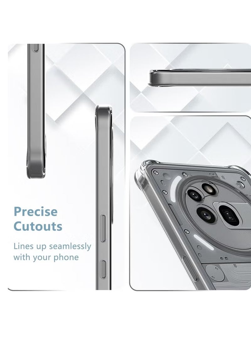 MIGOFAST Nothing Phone 3a Pro Case Cover Full Body Protective Case with 2 Pack Tempered Glass Anti-Scratch Full HD Clear Screen Protector For Phone 3a Pro 6.7 inch - Image 2