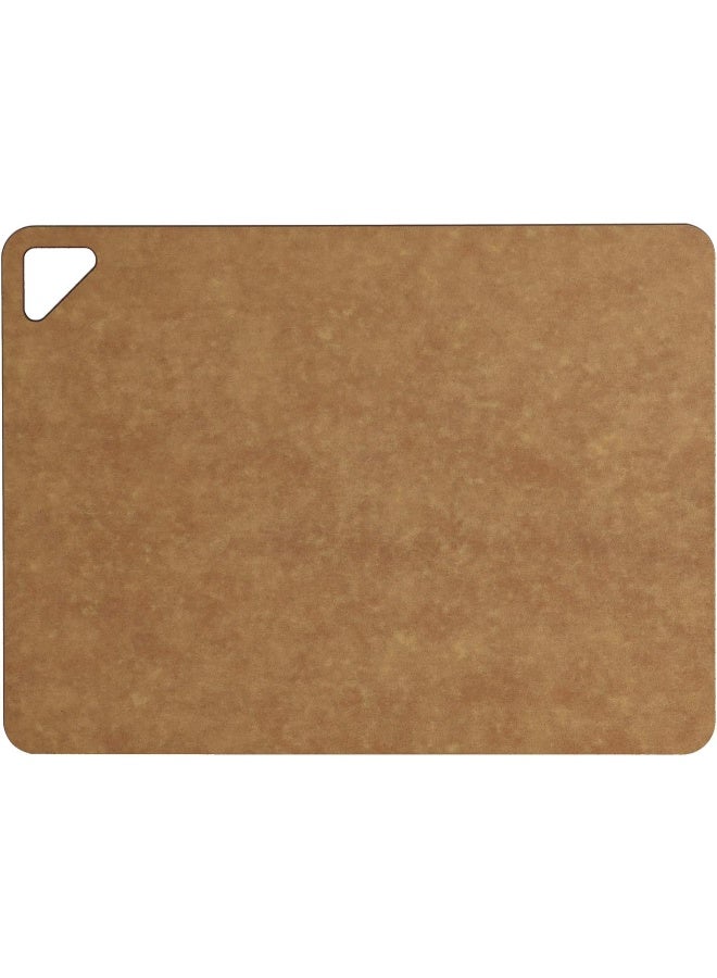 natural elements Kitchencraft  Eco Chopping Board, Craft Paper/Resin, Brown, 37 X 27.8 Cm - Image 1