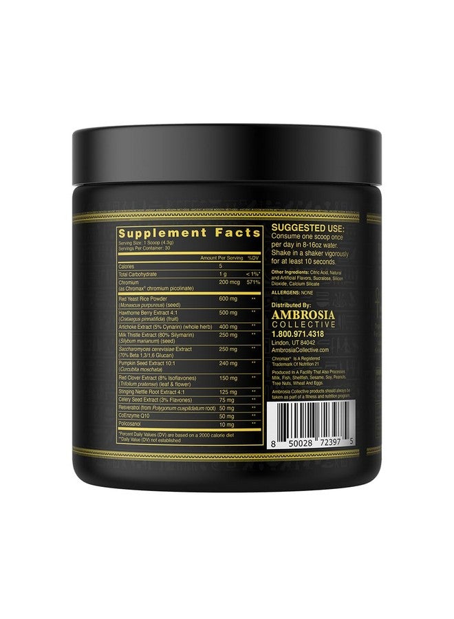 Ambrosia Nektar - Superfood Powder | Complete Health Supplement | Organ Support - Liver, Kidney Health | 30 Servings (Honey Lemon) - Image 2