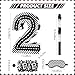 Lcoor Racing Cars Birthday Decorations Racing Cars Number 2 Pinata with Stick Blindfold and Confetti Racing Cars 2nd Birthday Party Decoration Supplies Racing Cars 2 - Image 4