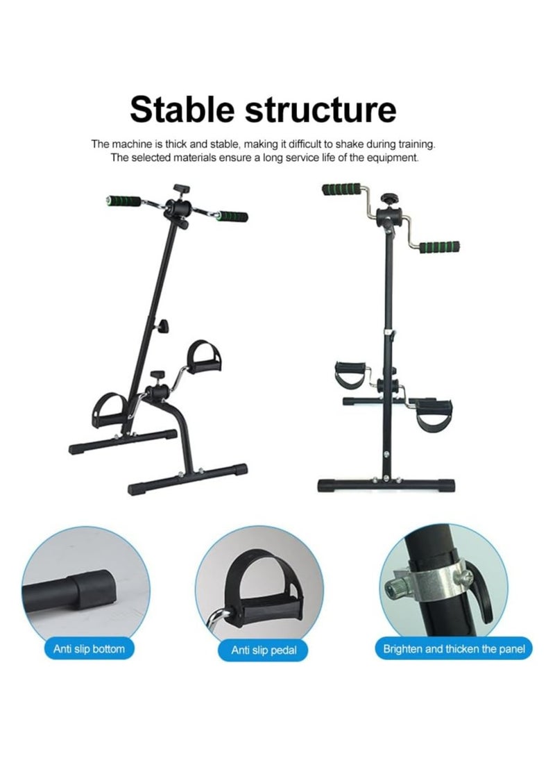 Halamine Pedal Exerciser Bike Hand Arm Leg and Knee Peddler Adjustable Fitness Equipment for Seniors, Elderly Home Pedal Exercise Bike for Total Body - Image 5