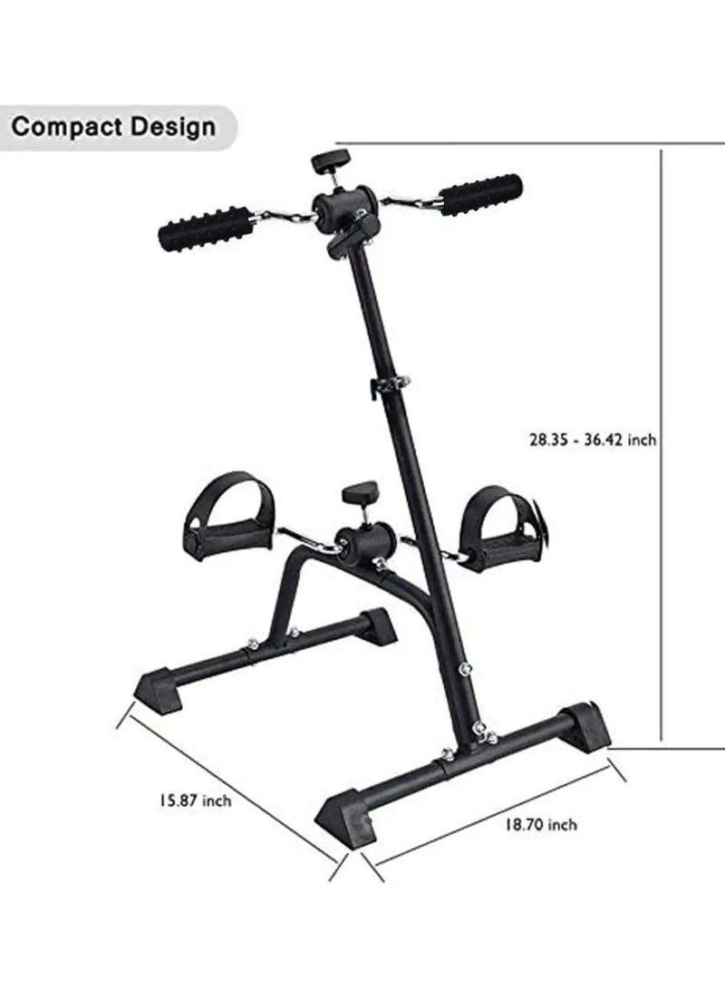 Halamine Pedal Exerciser Bike Hand Arm Leg and Knee Peddler Adjustable Fitness Equipment for Seniors, Elderly Home Pedal Exercise Bike for Total Body - Image 2