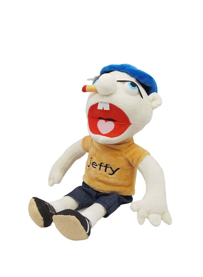 New Jeffy Hat Game Plush Toy Doll, 40cm Ultra-Soft Short Plush, PP Cotton Stuffing, Perfect for Kids and Collectors  - Image 3