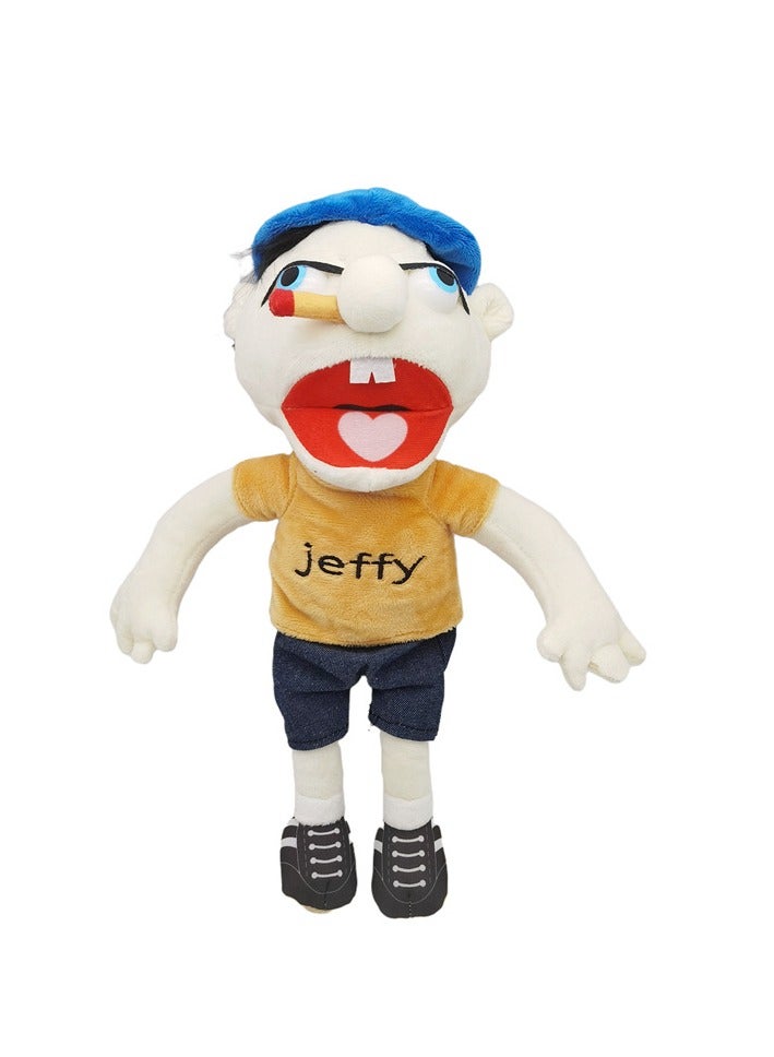 New Jeffy Hat Game Plush Toy Doll, 40cm Ultra-Soft Short Plush, PP Cotton Stuffing, Perfect for Kids and Collectors  - Image 4