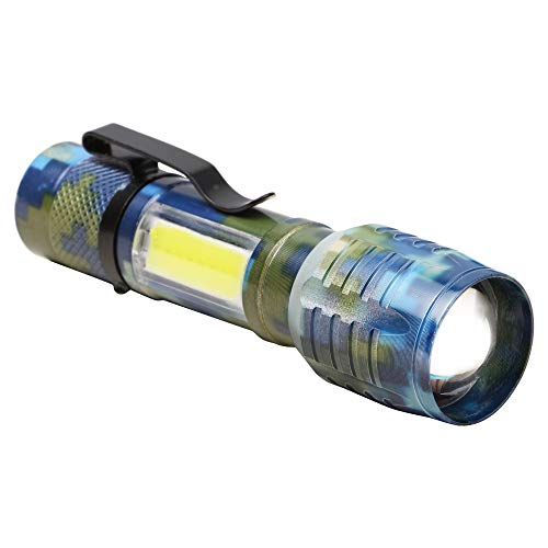 Care4 Care 4 Small Metal Pocket Torch Light | Emergency Light for Home Rechargeable Military Flashlight - Image 1