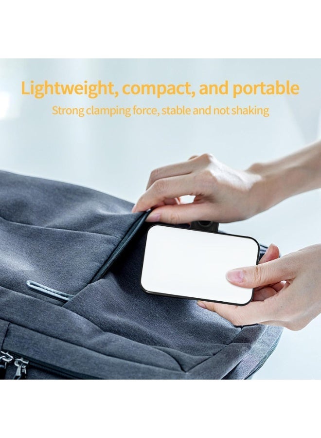 Selfie Light, LED Phone Light with 3 Lighting Mode, Portable Phone Ring Light for Selfie, Makeup, Tiktok, Live Stream, Zoom Conference Rechargeable Clip Video Light for Phone, iPad, Camera, Laptop - Image 4