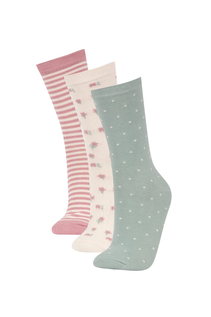 DeFacto Multicolour Woman Woman 3 piece Long Socks Casual - Image 1